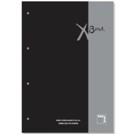 Recambio Pacsa Xblock Encolado A4 80H 90Gr 4 Taladros Cuadric.5X5 Negro (1 Color En Rayado Y Banda) 5 unidades Precio: 21.49999995. SKU: B1JXV2RJKN