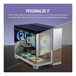 Corsair 2500X RGB Midi Tower mATX Gaming Gehäuse Blanco