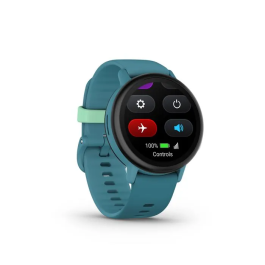 Garmin Reloj Inteligente Bounce 2, GPS y Wi-Fi, Pantalla 1,2 Pulgadas, Color Turquesa - GAR0753759349448