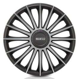 Sparco Tapacubos Torino 15" Negro-Plata Cs5 SPC1593BKSV