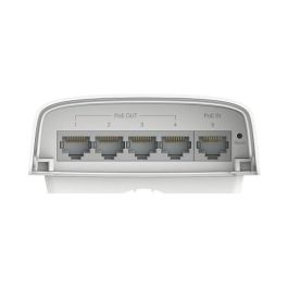 TP-LINK Switch Omada Smart de 5 puertos Gigabit, 1 PoE++ In y 4 PoE+ Out para exterior