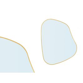 Giftdecor Espejo de Pared Forma Abstracta Dorado 66x53 cm - Marco de Plástico, Decoración Moderna para el Hogar (6 Unidades) Precio: 116.78999981. SKU: B1CHJ7V396