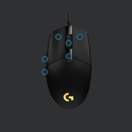 Logitech G203 LIGHTSYNC Gaming Mouse, USB Type-A, Black Logitech G203 LIGHTSYNC Gaming Mouse, USB Type-A, Black