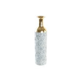 DKD Home Decor Jarrón Decorativo Moderno para Hogar de Metal Azul y Dorado, 14 cm Ancho x 57 cm Alto x 14 cm Largo, Pack 2 Unidades Precio: 30.2379. SKU: B1A8YR24J6