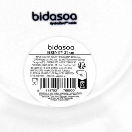 Plato Llano Porcelana Serenity Hydrozero Bidasoa 21 cm (6 Unidades)