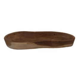 DKD Home Decor Centro de Mesa Balinés Decorativo de Madera de Teca Color Natural 17x50x6 cm - Juego de 2 Unidades Precio: 44.98999978. SKU: B1BEBBX4XP