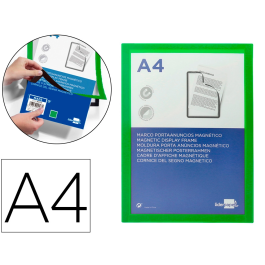 Liderpapel Marco Porta Anuncios Magnético DIN A4 Adhesivo Removible Verde Precio: 3.69000027. SKU: B1B5S6LB3Q