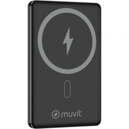 Muvit For Change MCCHP0009 Powerbank 5000mAh 20W Wireless Negra con Cable USB Tipo-C Precio: 27.8663. SKU: B12Y4D6KHY
