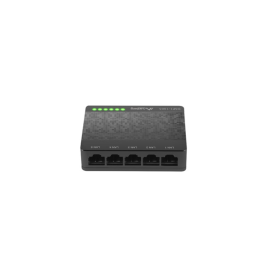 Lanberg DSP1-1005 Switch No Administrado Gigabit Ethernet de 5 Puertos, 10 Gbit/s, Negro/Gris Precio: 18.69000001. SKU: S5615289
