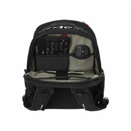 Wenger Cosmic Mochila para portátil 17 pulgadas con bolsillo para tablet, negra