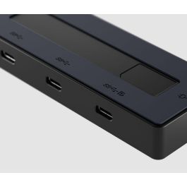 HP USB-C Multiport Hub 4K Portátil | Adaptador Versátil con Conexión USB-C para Carga, Pantalla y Multi-OS