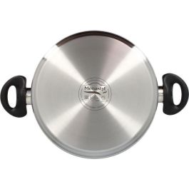 Horno holandés - MENASTYL - 6020256 - Acero inoxidable - 24 cm - Apto para todo tipo de fuegos, incluida inducción Horno holandés - MENASTYL - 6020256 - Acero inoxidable - 24 cm - Apto para todo tipo de fuegos, incluida inducción