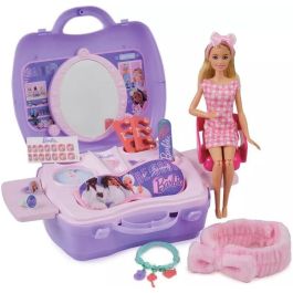 MATTEL Playset Belleza y Bienestar Deluxe Barbie, Más de 20 Piezas para Relajarse, Edad +3 años