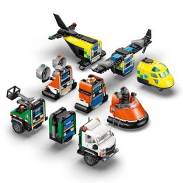LEGO City Avión, Camión Técnico Y Aerodeslizador 60505 Juego de Construcción Infantil con Vehículos de Emergencia y Minifiguras