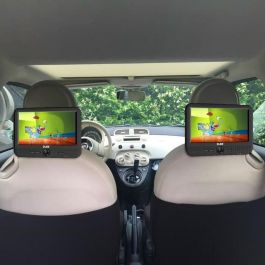 Djix Reproductor DVD Portátil PVS906-50SM Doble Pantalla 9" Negro