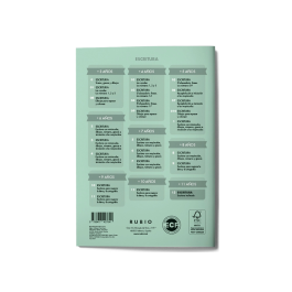 Rubio Cuaderno Caligrafía nº 13 para el Desarrollo de Destrezas Motrices y Lenguaje Escrito