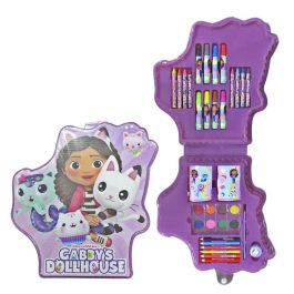 Cerdá Set de Papelería Coloreable Gabby's Dollhouse - Caja Púrpura 27x27x5 cm - Edad Recomendada 3 Años Precio: 6.39848. SKU: B12YCJPTAM