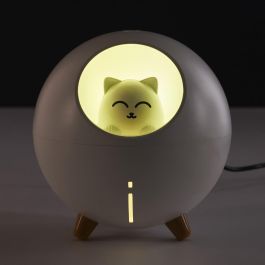 The Concept Factory Difusor Ambientador Kawaii con Luz LED Cambiante y Dos Modos de Difusión USB Incluye Filtros Recambio