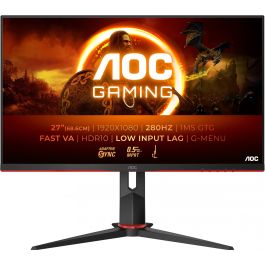 AOC 27G2ZN3/BK Monitor Gaming 27" Full HD 280Hz 0.5ms VA HDR10 FreeSync LCD Negro/Rojo Precio: 211.49999948. SKU: B18V65JFQG
