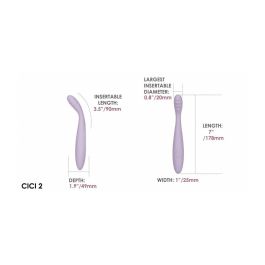 Vibrador Punto G Svakom Lila