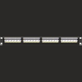 MicroConnect PP-004 Panel de Parcheo UTP Cat.6 Dual IDC 19" 24 Puertos para Rack