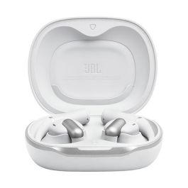 JBL Sense Pro - Auriculares True Wireless Open Sound, Bluetooth 6.0, Reducción de Ruido, IP54 Resistente al Agua/Polvo, 30h Batería, Blanco