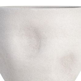 Macetero Blanco Cerámica Decoración 35 X 35 X 34 cm