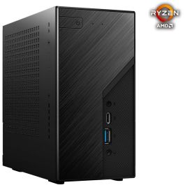ASRock DESKMINI X300 Mini PC Barebone AM4, AMD X300, DDR4-SDRAM, HDMI/DP/D-Sub, 120W, Negro