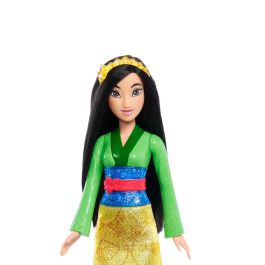 Mattel Hlw14 Muñeca Princesa Mulán articulada con conjunto de moda y accesorios Disney Princess +3 años