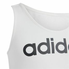 Camiseta de Tirantes Infantil Adidas Linear Blanco