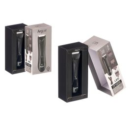 Argon Recortadora Negra con 4 Accesorios, 600mAh USB, Dimensiones 14.9x3.2x3.8 cm