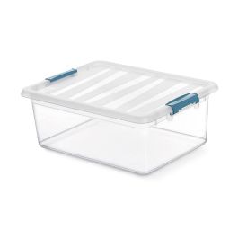 Domo Pack Living Caja de almacenaje transparente 12l polipropileno 39x29x15,5cm
