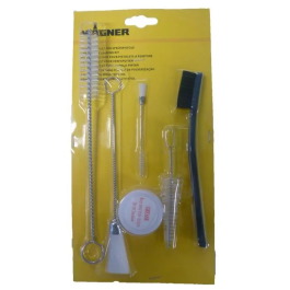 Wagner Kit de Limpieza para Pistola de Pintura con 2 Cepillos y 3 Pinceles, Incluye Grasa para Lubricación Precio: 24.78999963. SKU: B14M2DKGFL