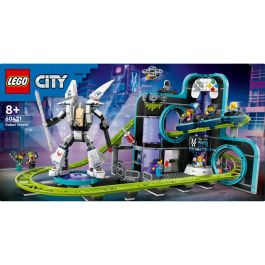 LEGO 60421 City Robot World Parque de Atracciones, Juego de Construcción para Niños 8+ años