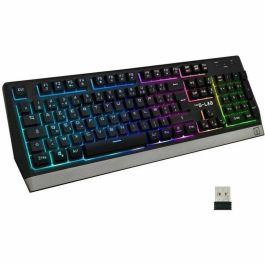 The G-Lab KEYZ TUNGSTEN Teclado Inalámbrico para Juegos, Compatible PC y Playstation, Diseño AZERTY Francés