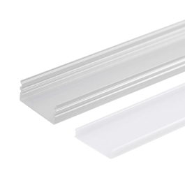 Greenice Perfil Aluminio para Tira LED Doble - Difusor Opal x 2M Precio: 7.95000008. SKU: B13EYS3S77
