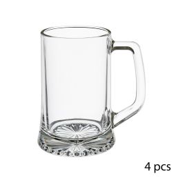 Royal Leerdam Pack 4 Jarras de Cerveza de Cristal 32cl