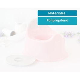 KioKids Orinal Infantil Rosa Con Tapa Y Asa +24 meses
