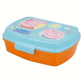 Sandwichera Safta Escolar 170x133x56 mm Peppa Pig Having Fun Sandwichera Safta Escolar 170x133x56 mm Peppa Pig Having Fun