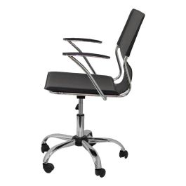 Piqueras Y Crespo Silla Bogarra Giratoria Brazos-F Chasis Cromado Tapizado Similpiel Negro Piqueras Y Crespo Silla Bogarra Giratoria Brazos-F Chasis Cromado Tapizado Similpiel Negro