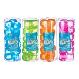 Leknes Set de 18 Cubitos de Hielo Surtidos en Colores - 6x16x6 cm (48 Unidades)