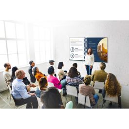 AVOCOR AVK-7510 - Monitor intercativo QLED 75'' 4K UHD (3840x2160) con Android 14, HDMI, USB, USB-C y WiFi