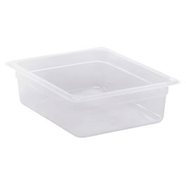 CAMBRO - 24PP-190 - Recipiente GN 1/2 5,9 L - 26,5 x 32,5 x 10 cm (No incluye tapadera) - Blanco translúcido - Venta 1 unidad. Precio: 12.50000059. SKU: B12SZ47TY6