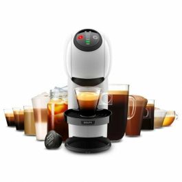 Krups Cafetera de Cápsulas Genio S KP2431 Blanca NESCAFÉ Dolce Gusto Alta Presión 15 bar 0.8L XL LED