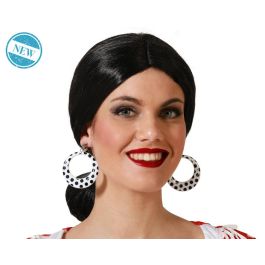 Pendientes con Flor y Lágrima Color Plata para Disfraz Flamenca Precio: 0.99000022. SKU: B1HTKGXM3Z