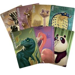Asmodee Similo Animales Salvajes Juego de Cartas Colección Similo 30 Cartas 7 Años 2 Jugadores