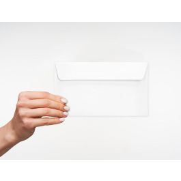 Sobre Liderpapel N 2 Blanco Din Americano 110x220 mm Tira De Silicona Paquete De 25 Unidades