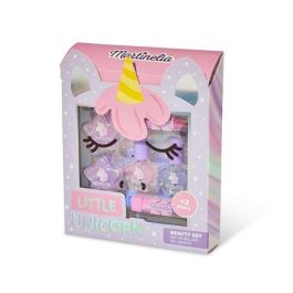 Aquarius Cosmetic Martinelia Little Unicorn Face Box, 2 Esmaltes, 2 Bálsamos, 2 Pintalabios, 3+ Años, Inglés, Español, Francés, Portugués, Italiano