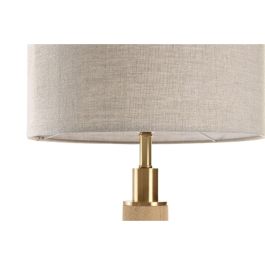 Lampara Sobremesa Item Home DKD Home Decor Beige Dorado 36 x 50 x 36 cm