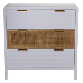 Cómoda Alexandra House Living Blanco Madera 80 x 40 x 82 cm